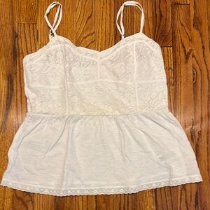 Aeropostale White Lace Camisole